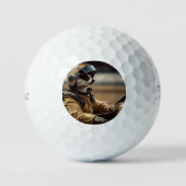 フォーミュラおもしろい:プロフェッショナルメルカットレースカー ゴルフボール (正面)