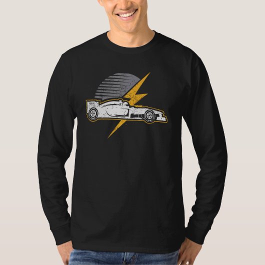 フォーミュラレーシングカーラバーアイディア Tシャツ (正面)