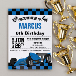 フォーミュラ1誕生日パーティへの招待 招待状