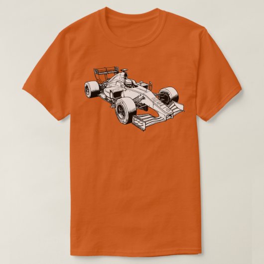 フォーミュラ1車 Tシャツ (デザイン正面)