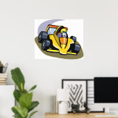 フォーミュラ5レーシングカーのモータースポーツポスター ポスター (ホームオフィス)