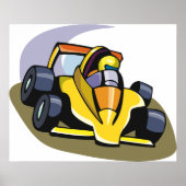フォーミュラ5レーシングカーのモータースポーツポスター ポスター (正面)