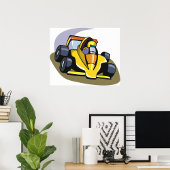 フォーミュラ5レーシングカーのモータースポーツポスター ポスター