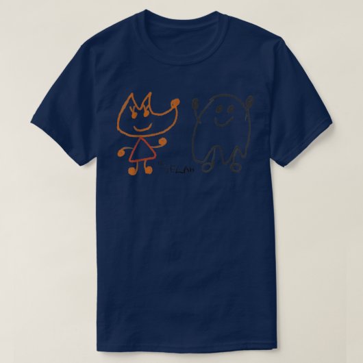 フォーミーツ幽霊メンズウーメンズキッズ Tシャツ (デザイン正面)