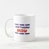 フォームダーツウォー誕生日ボーイシャツ コーヒーマグカップ (左)