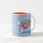 フォームダーツガンカスタムデザイン ツートーンマグカップ (正面右)