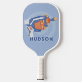 フォームダーツガンカスタムデザイン ピックルボールラケット (裏面)