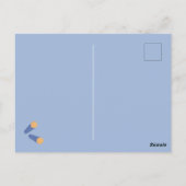 フォームダーツガンデザイン招待 ポストカード (裏面)