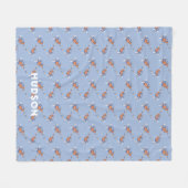 フォームダーツガンデザイン フリースブランケット (正面(横))