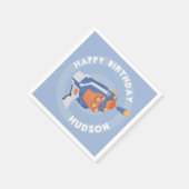 フォームダーツガンパーティーデザイン スタンダードカクテルナプキン (角)