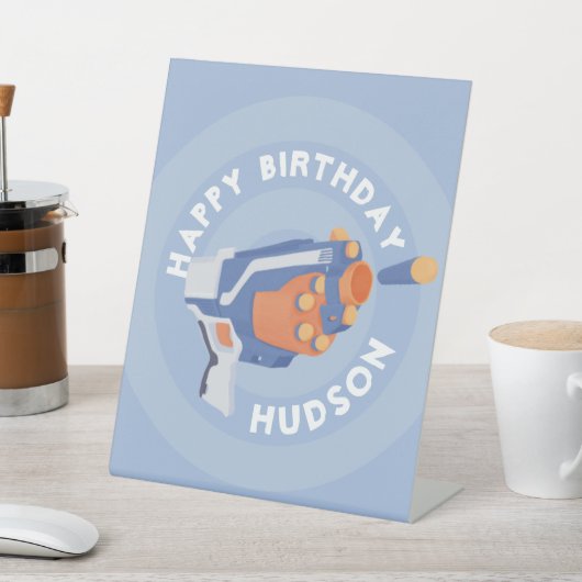 フォームダーツガンパーティーデザイン 台座サイン (インサイチュ)