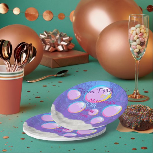 フォームパーティー誕生日 ペーパープレート (複数)