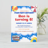 フォームフィーバーナッシュビル誕生日招待状 招待状 (スタンド正面)