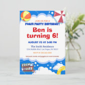 フォームフィーバーラスベガスバースデーパーティーの招待 招待状 (スタンド正面)
