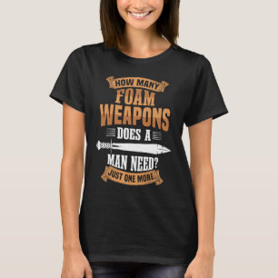 フォーム兵器RPGロール遊ズLarperファンタジー&ラール Tシャツ