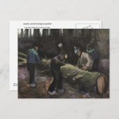 フォーメンカッティングウッド、ヴァンゴッホファインアート ポストカード (正面/裏面)