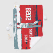 フォーモア年ドナルドトランプ2024 ゴルフタオル (インサイチュ)