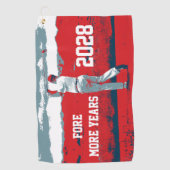 フォーモア年ドナルドトランプ2024 ゴルフタオル (正面)