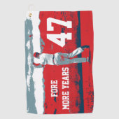 フォーモア年ドナルドトランプ ゴルフタオル (正面)