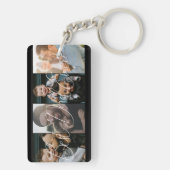 フォーモダンフォトコラージュ最高のパパ キーホルダー (裏面)