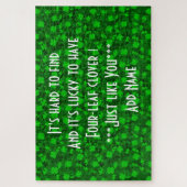 フォーモダンリーフクローバーフローラ ジグソーパズル (縦)