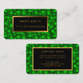 フォーモダンリーフクローバーフローラ 名刺 (正面/裏面)