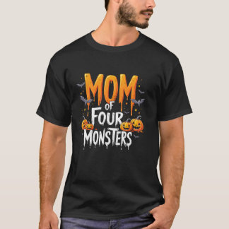 フォーモンスターズ・ハロウィンアートの母 Tシャツ