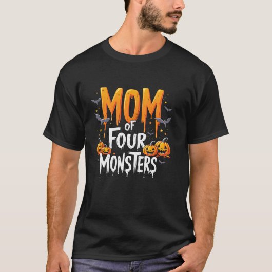 フォーモンスターズ・ハロウィンアートの母 Tシャツ (正面)