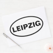 フォーライプツィヒ 楕円形シール (封筒)