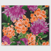 フォーラル ラッピングペーパー (フラット)