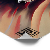 フォーランニングのグレイハウンド ポスター (角)