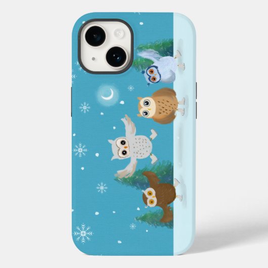 フォーリトルフイルズゴーイングアイススケートで滑る Case-Mate iPhoneケース (裏面)