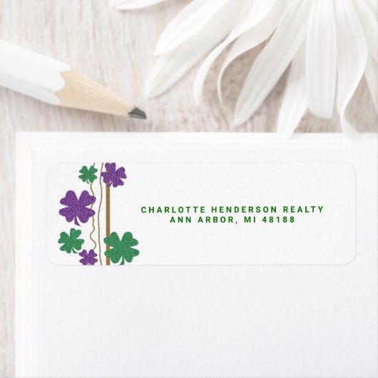 フォーリーフクローバーシャムロックサンパルトリックズデイレーベル ラベル (インサイチュ)