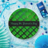 フォーリーフクローバーパターン紙プレート ペーパープレート (パーティー)