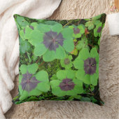 フォーリーフクローバーパターン装飾用クッション クッション (ブランケット)