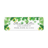 フォーリーフクローバーブライダルシャワーアドレス ラベル (正面)
