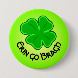 フォーリーフクローバーラッキーシャムロックエリンゴブラッハ 缶バッジ