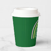 フォーリーフクローバーレインボーセントパトリックの日 紙コップ (右)