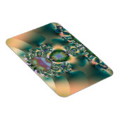 フォーリーフクローバー抽象芸術ネックレス マグネット (右側)