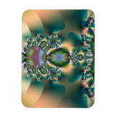 フォーリーフクローバー抽象芸術ネックレス マグネット (縦)