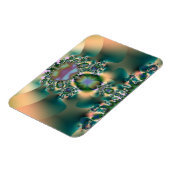 フォーリーフクローバー抽象芸術ネックレス マグネット (左側)