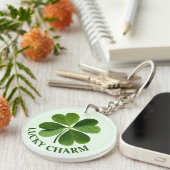 フォーリーフクローバー キーホルダー (正面右)