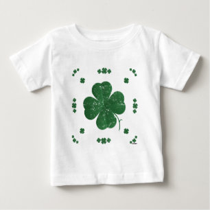 フォーリーフクローバー – ヴィンテージスタイル ベビーTシャツ