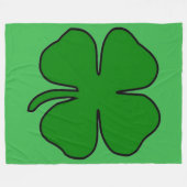 フォーリーフラブ60x80フリースブランケット フリースブランケット (正面(横))