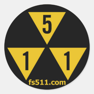 フォールアウトのシール ラウンドシール