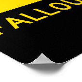 フォールアウトシェルターハイウェイサイン ポスター (角)