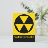 フォールアウトシェルターハイウェイサイン ポストカード (スタンド正面)