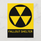フォールアウトシェルターハイウェイサイン ポストカード (正面)