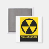 フォールアウトシェルターハイウェイサイン マグネット (正面/裏面)