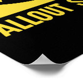 フォールアウトシェルター標識 ポスター (角)